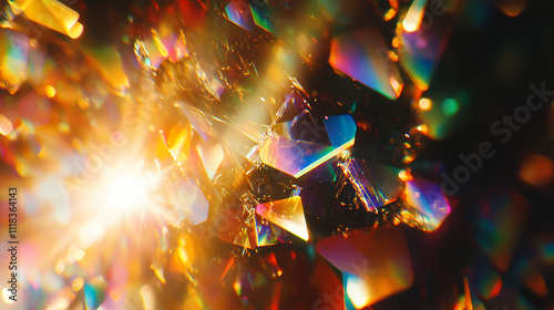 colorful rainbow light