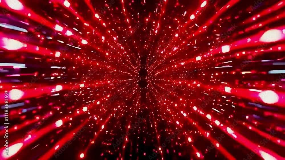 a wormhole , or a tunnel that connects two distant points in space.