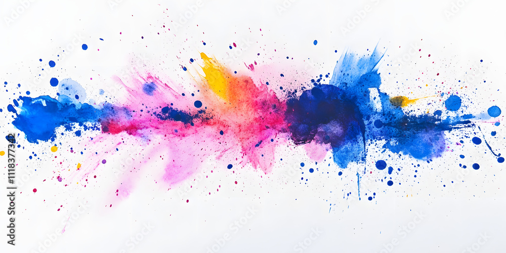 Vibrant Explosion of Colors in Dynamic Pattern Vibrant Explosion of Colors in Dynamic Pattern