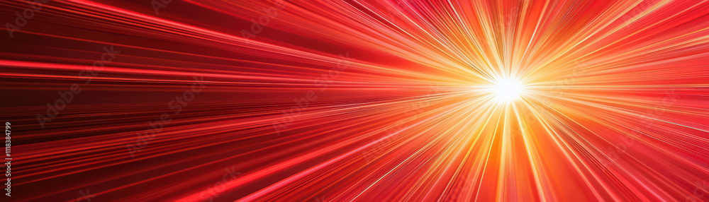 Radiant fiber optic lines spread outward in dazzling display of red and orange hues, creating vibrant and energetic atmosphere Radiant fiber optic lines spread outward in dazzling display of red and orange hues, creating vibrant and energetic atmosphere