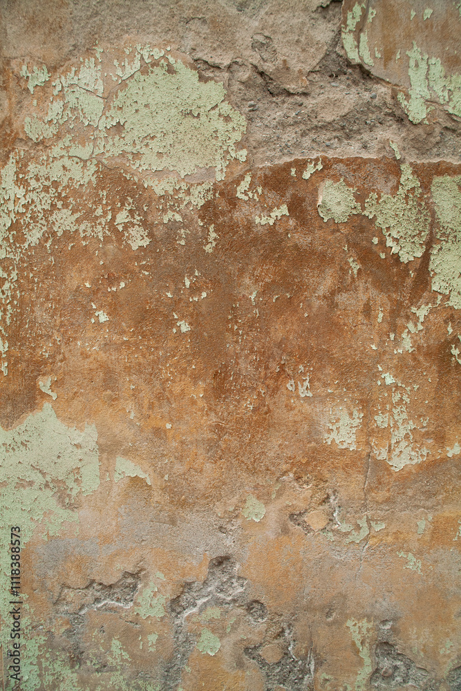 Fototapeta premium Ancient Wall Texture with Cracked Plaster