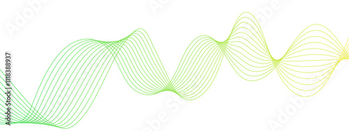 Technology Abstract wave Energy flow Frequency digital wavey lines. Blue blend digital wave lines and technology background. Colorful vector background. Wave melody lines on white background