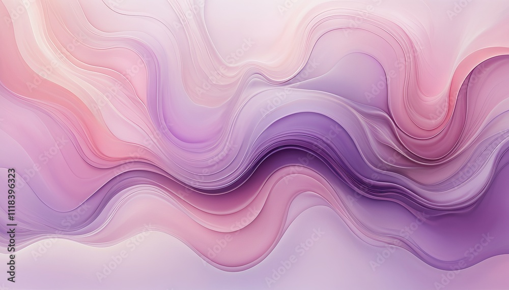 Abstract Soft Pink And Purple Wavy Lines In A Dreamy Gradient Background Abstract Soft Pink And Purple Wavy Lines In A Dreamy Gradient Background