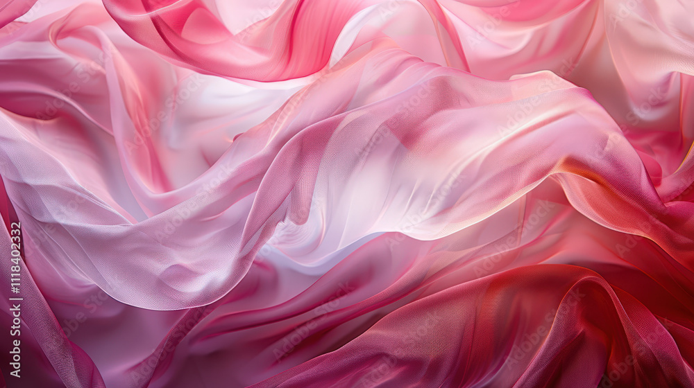 Fototapeta premium pink silk fabric background