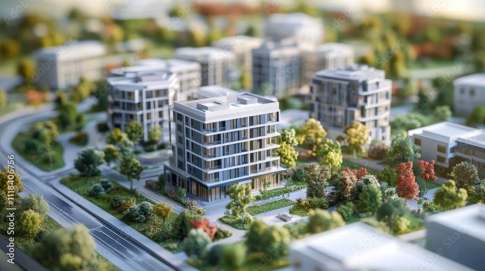 Fototapeta premium Real estate investment can contribute to community development, urban regeneration, and economic growth 