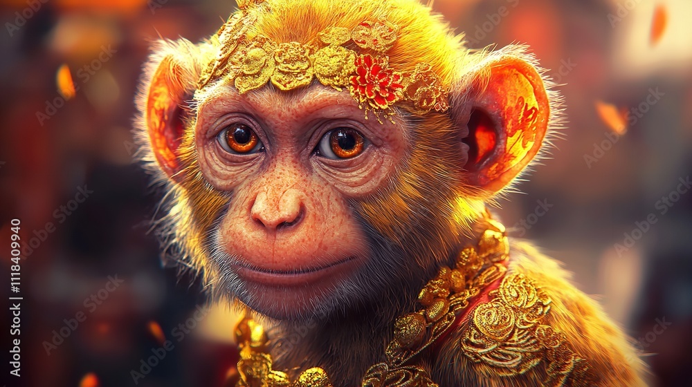 a cinematic and Dramatic portrait image for monkey a cinematic and Dramatic portrait image for monkey
