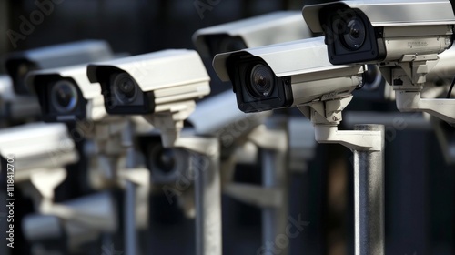 City Surveillance Cameras - Modern Security System