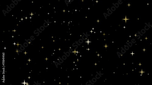 Luxury Gold Stars 4k Background