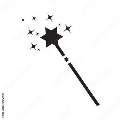 Generate icon. Magic icon. Set of Artificial intelligence logo. AI enters by command prompt to generate ideas. Chat with AI. Icon element for apps web. Computer help assistant. Vector illustration.