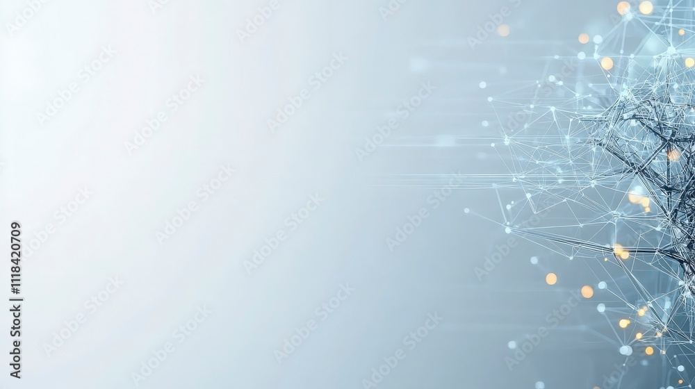 Fototapeta premium Abstract Network Connection.