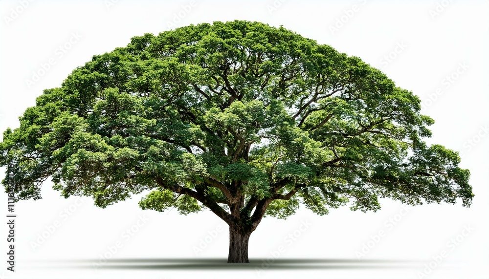Generated imageGreen Tree Cut-Out: A Blend of Nature and Art