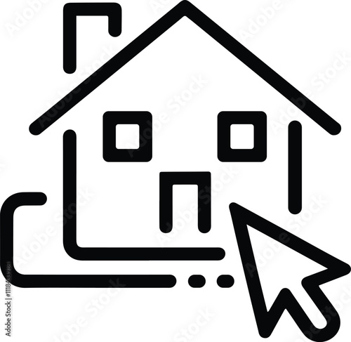 real estate website home icon
