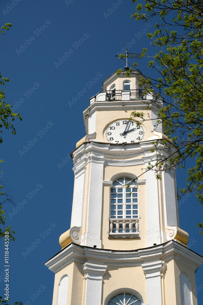 clock on the tower of the former town hall, Vitebsk clock on the tower of the former town hall, Vitebsk