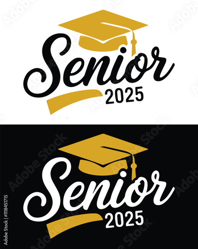 Class of 2025 greeting sign svg T shirt design . Template Congratulations, Congrats Graduates. Congrats vector. Design banner vector text for graduation design, greeting card, poster, invitation
