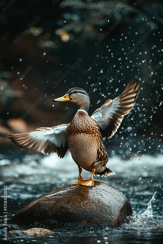 duck in the water duck in the water