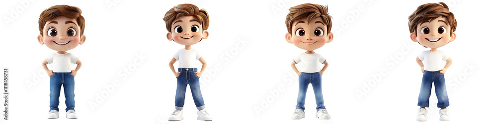 child in cartoon style - 3d Set on transparent background PNG file child in cartoon style - 3d Set on transparent background PNG file