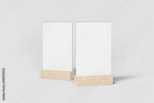 Table Tent Mockup photo