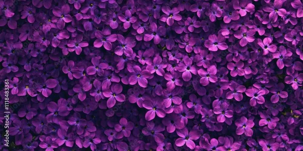 Purple flower cluster Purple flower cluster