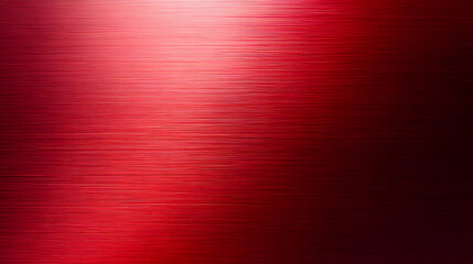Red Metal background or texture of brushed steel plate with reflections Iron plate and shiny.