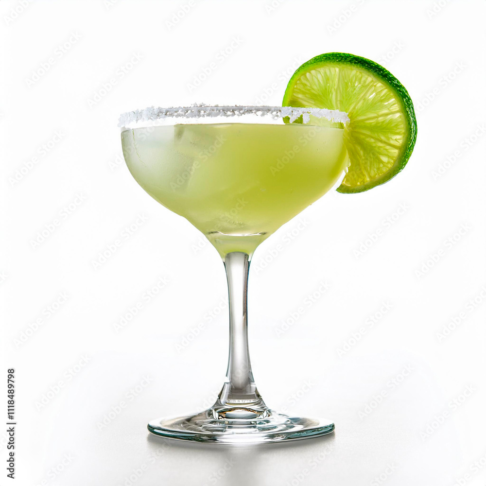 cocktel Daiquiri su sfondo bianco cocktel Daiquiri su sfondo bianco