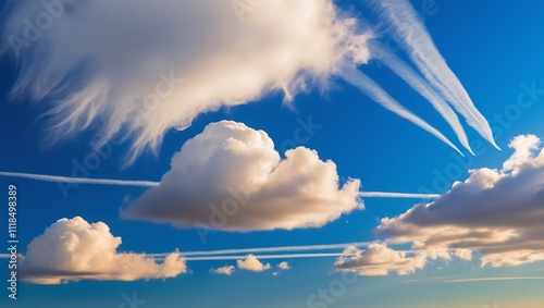 Wallpaper Mural Beautiful sky with cumulus clouds Torontodigital.ca