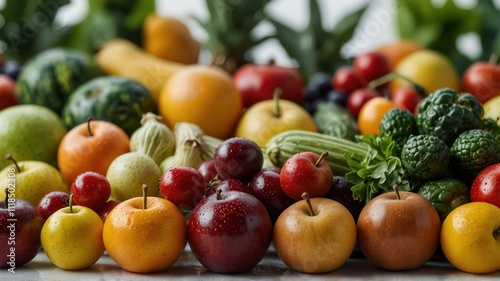 composition of different fruits and vegetable