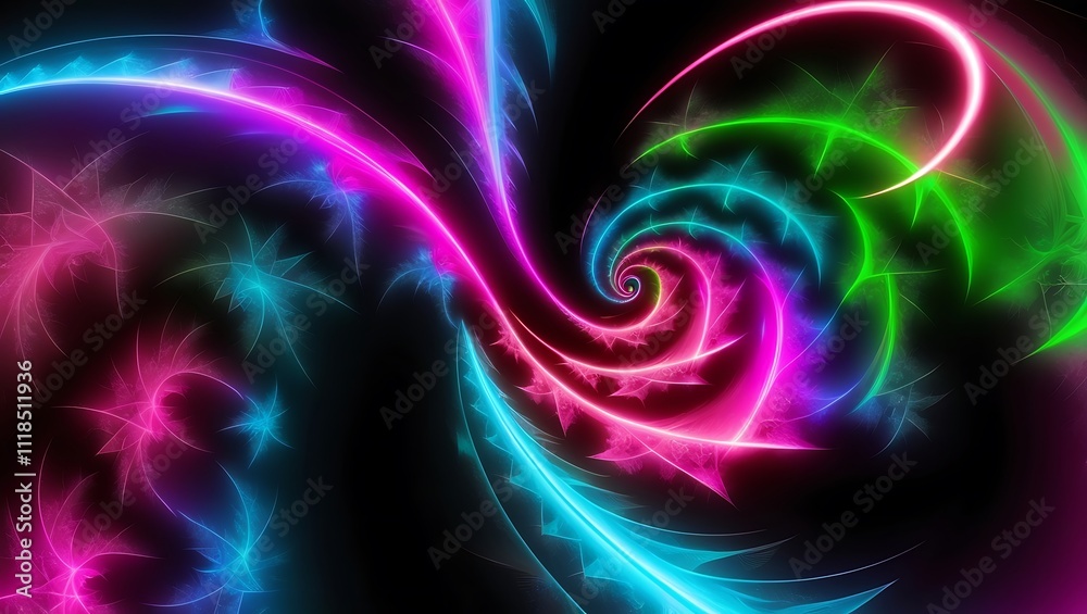 Fototapeta premium abstract background with glowing lines