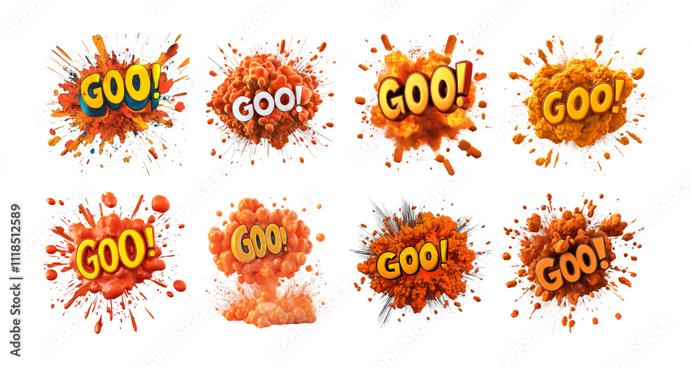 Pack Comic Explosion with the Text Pack Comic Explosion with the Text