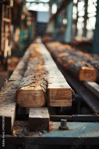 Timber processing operation at armir lumber mill sustainable industry insights
