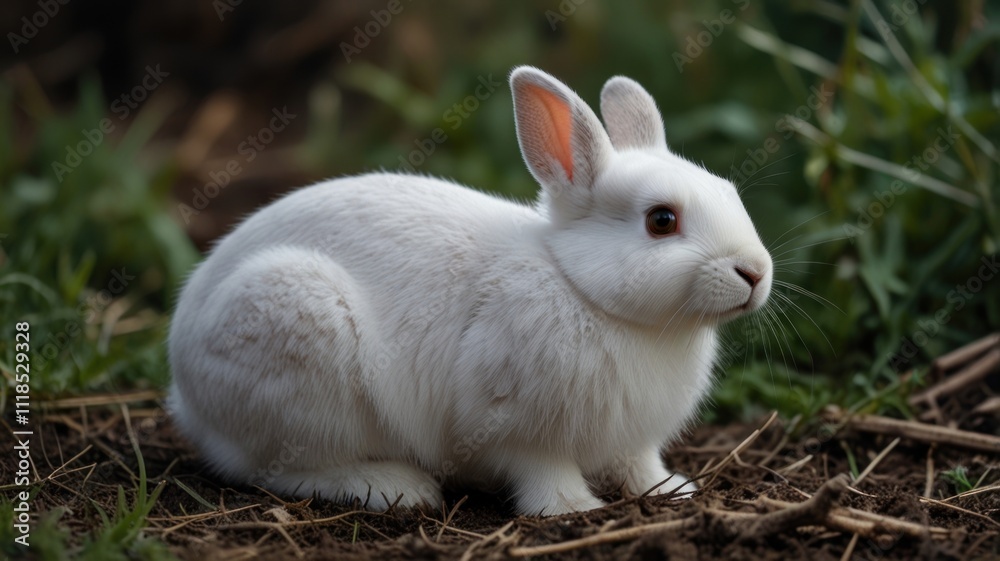 Cute White Bunny Cute White Bunny