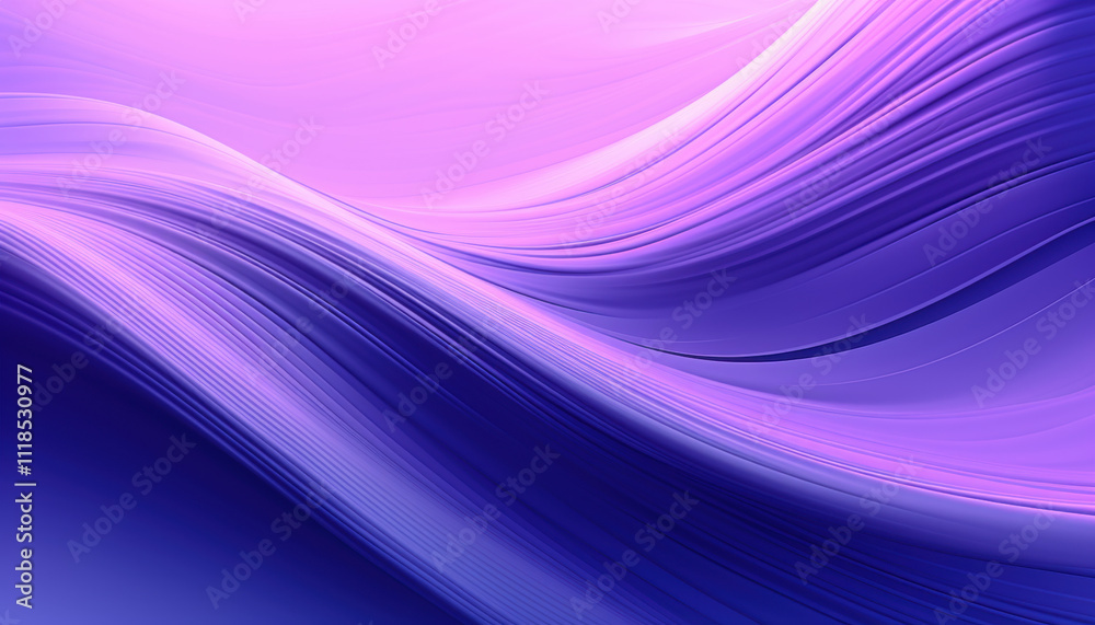 soft light purple background featuring diagonal flowing waves creates serene and calming atmosphere. smooth gradients evoke sense of tranquility and elegance
