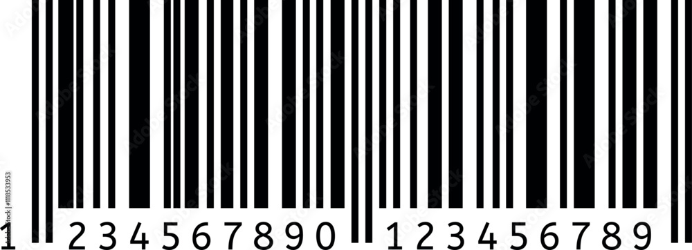 Black and white barcode representing product identification, inventory management, and retail sales processes, symbolizing efficient logistics and supply chain operations Black and white barcode representing product identification, inventory management, and retail sales processes, symbolizing efficient logistics and supply chain operations