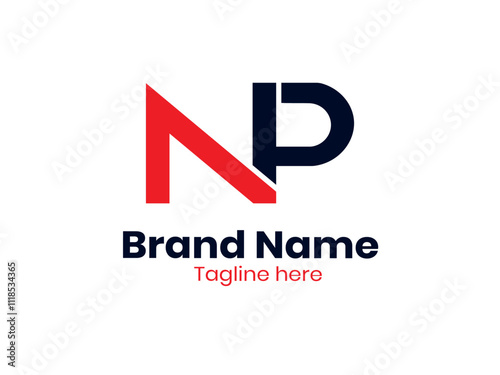Free Download Creative NP logo. PN letter logo design. Initial letter NP monogram logo. - GFXLoad