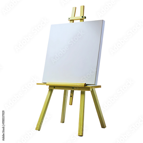 canvas on easel