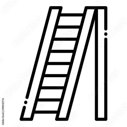 Stepladders icon vector