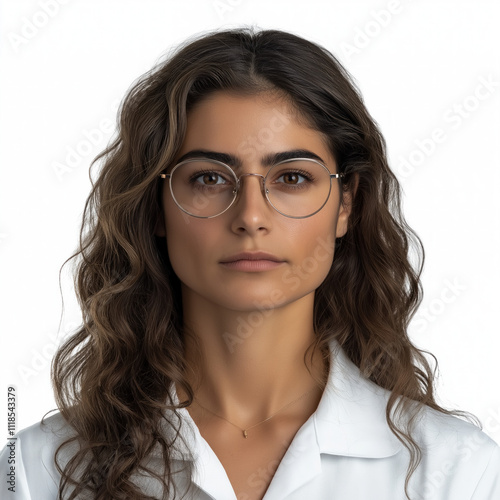 Female Scientist Isolated