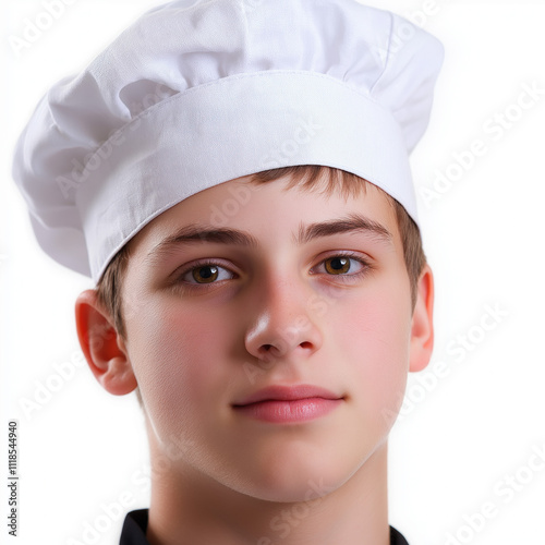 Young Chef Isolated