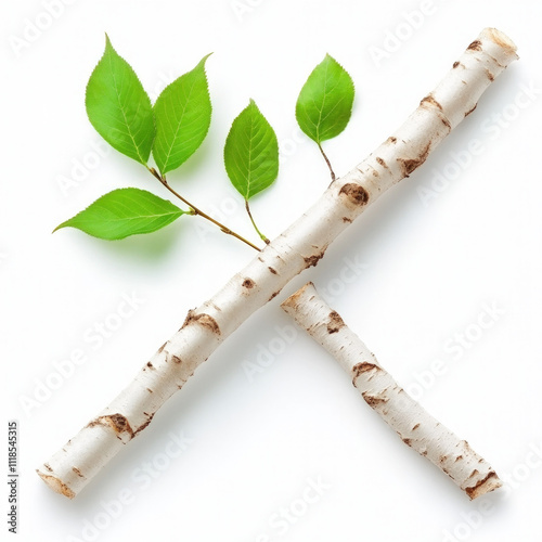 Birch Branch Isolated
