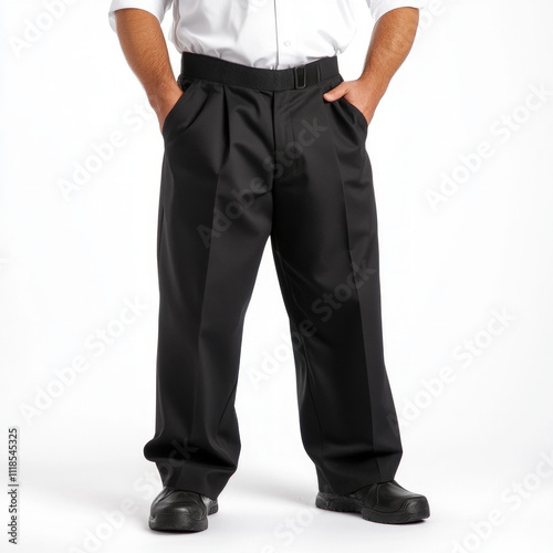 Black Trousers Isolated