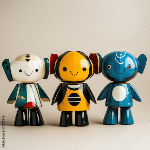 Antique Toys Isolated