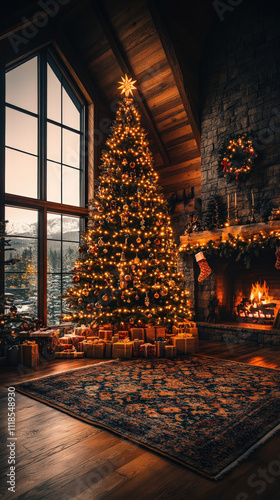 a beautifully decorated Chr...