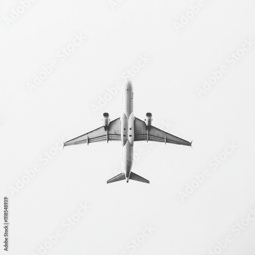 Airplane Flying Isolated