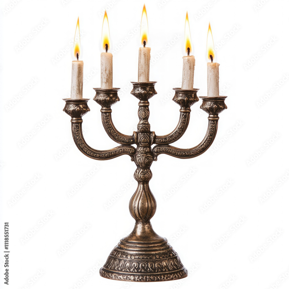 Fototapeta premium Menorah Isolated