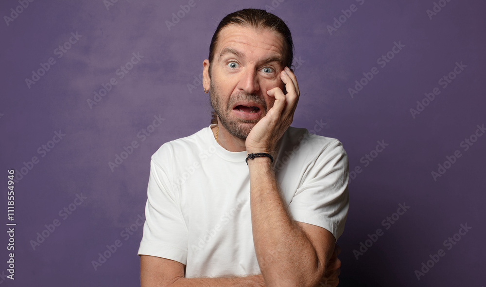 on profile view looking to copy space ahead, thinking, imagining or daydreaming on profile view looking to copy space ahead, thinking, imagining or daydreaming