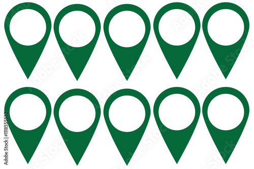 Wallpaper Mural Pin icon vector. Location icon. Map pointer icon Torontodigital.ca