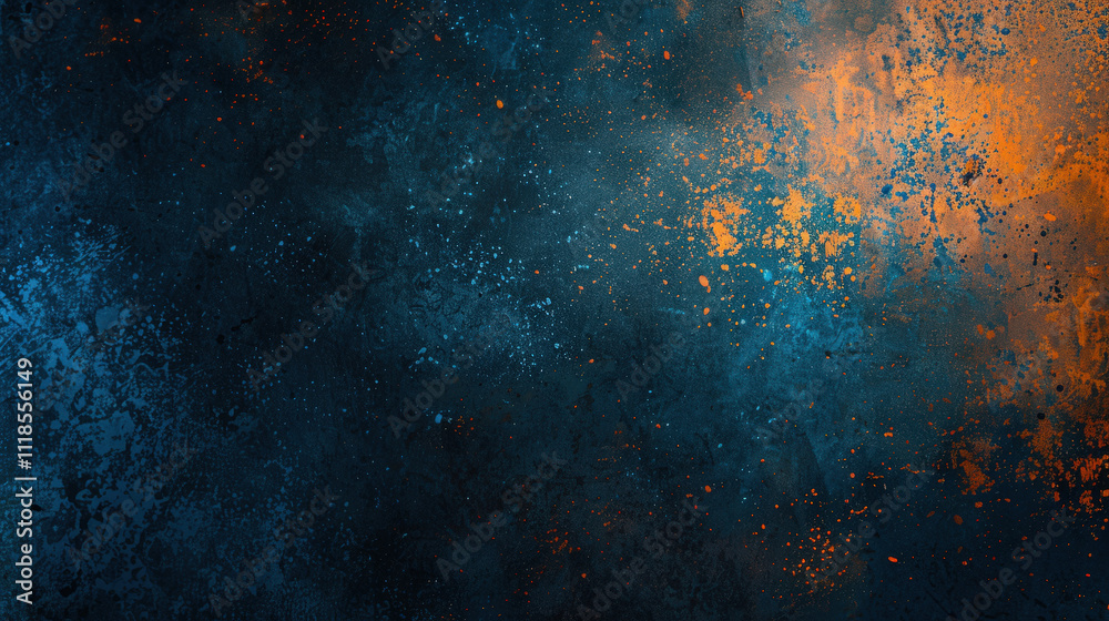 dark grainy blue orange background dark grainy blue orange background