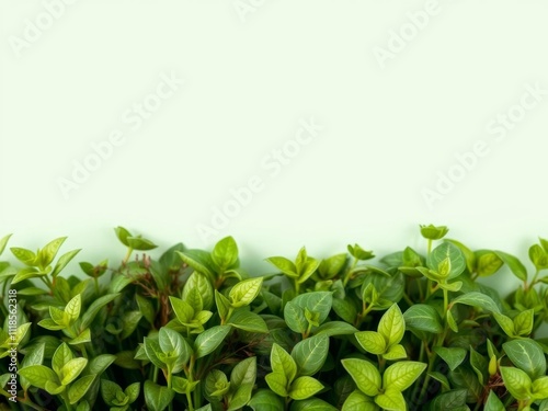 A vibrant green foliage background with a blank center, ideal for environmental campaigns and eco-friendly brands promoting sustainability and conservation, sustainability, eco-friendly, green photo