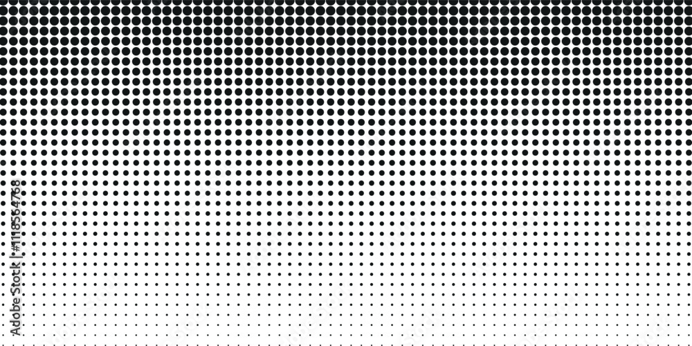 grunge Halftone white and black dots pattern and black gradient grunge ...