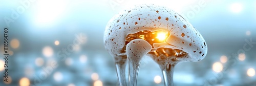 Functional cartilage mapping showing role in shock absorption and friction reduction in synovial joints like the knee or hip photo