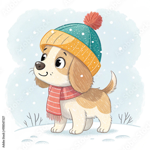 little girl with a dog